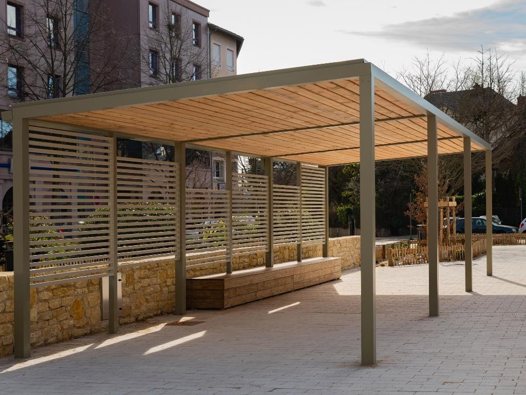 pergola abri urbaine