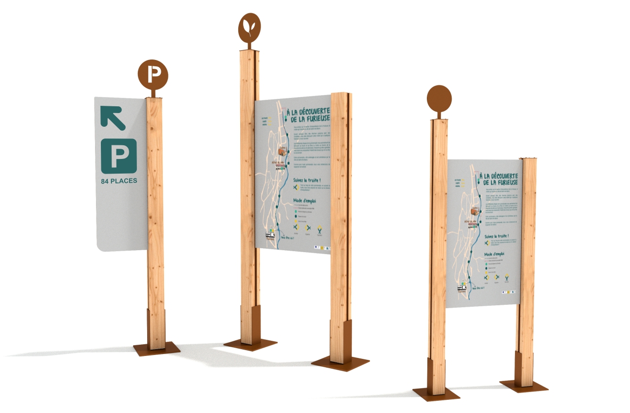 Signaletique information woody