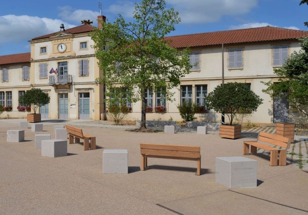 insertion banc jardiniere