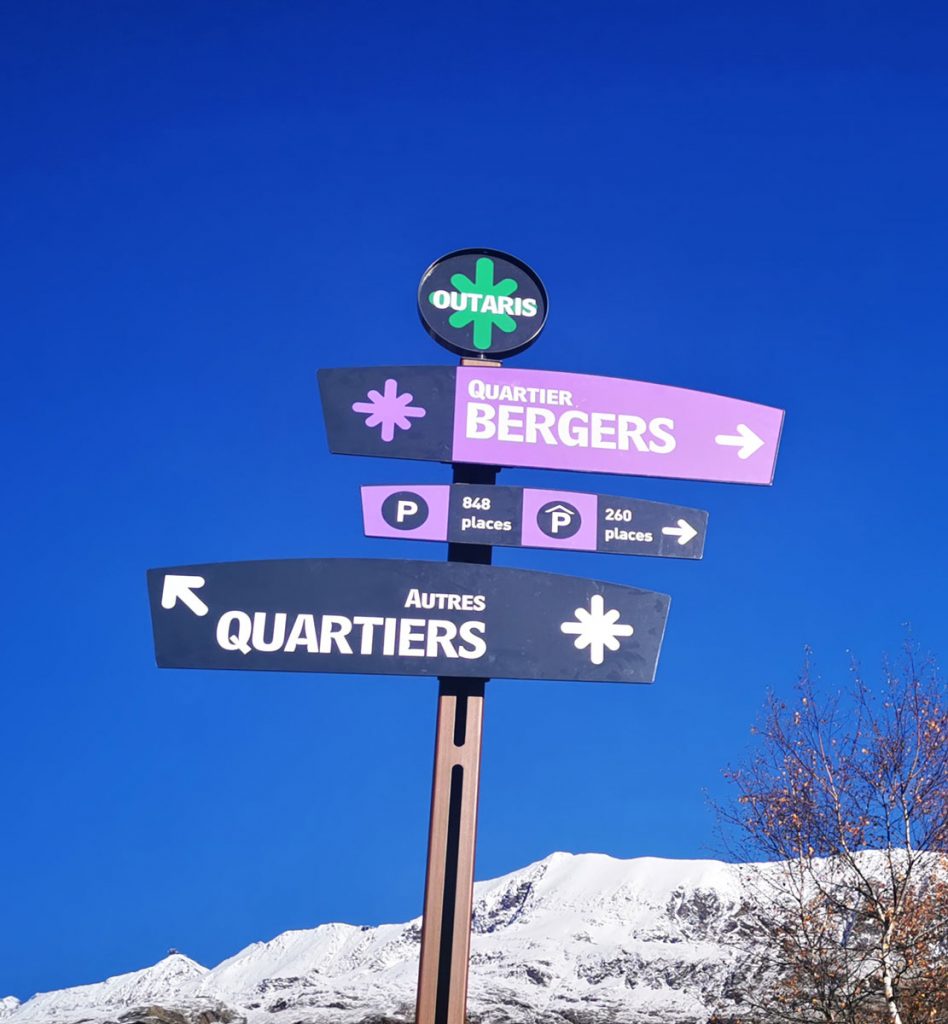 signalétiques pour s'orienter