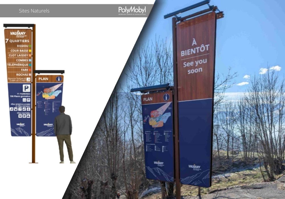 Polymobyl vaujany signaletique