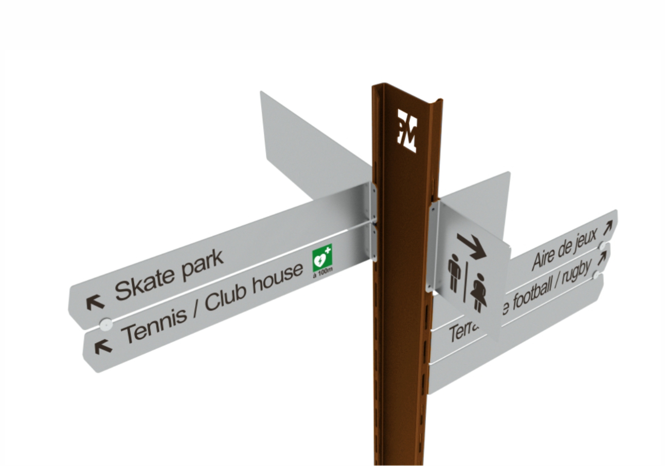 signaletique directionnelle pieton 1