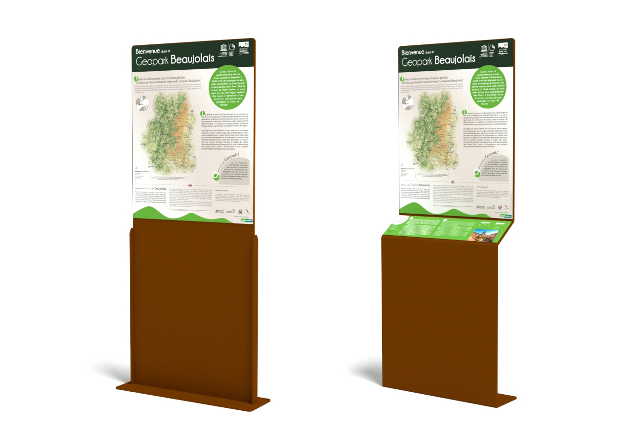 totems interpretation signaletique patrimoine touristique espace naturel sensible