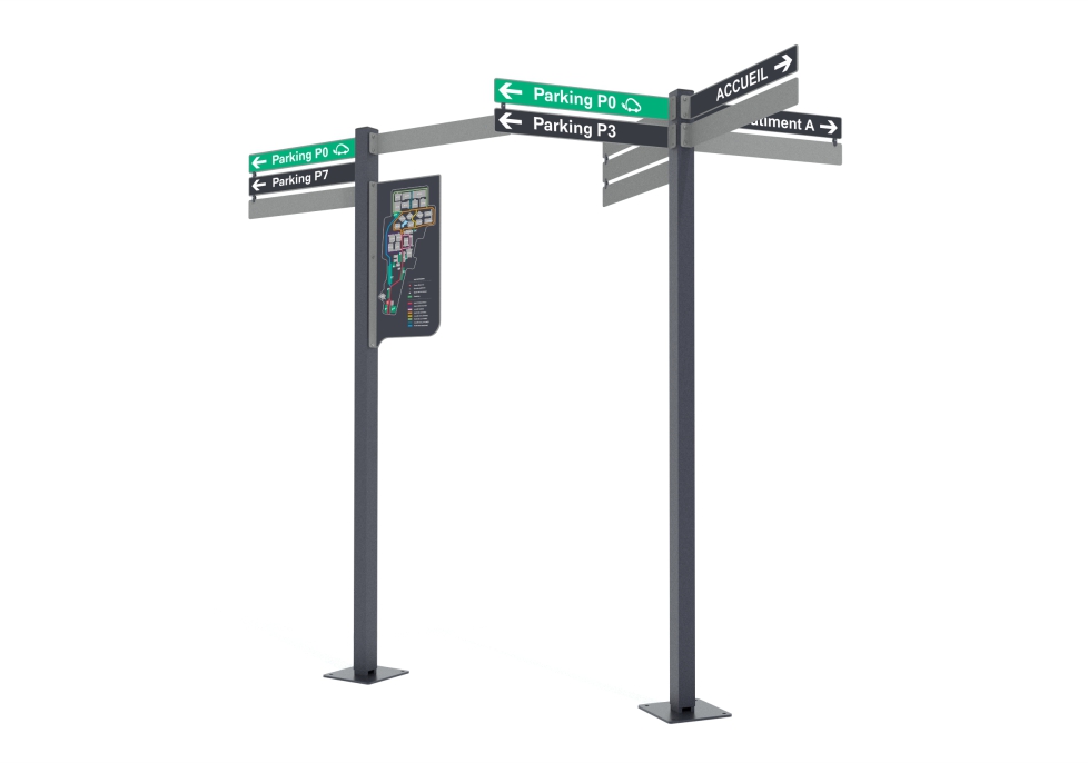 signalétique mat directionnel