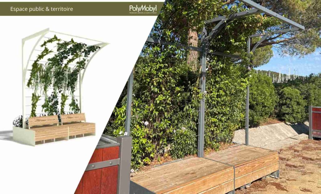Saint Mandrier pergolas vegetaliser Polymobyl