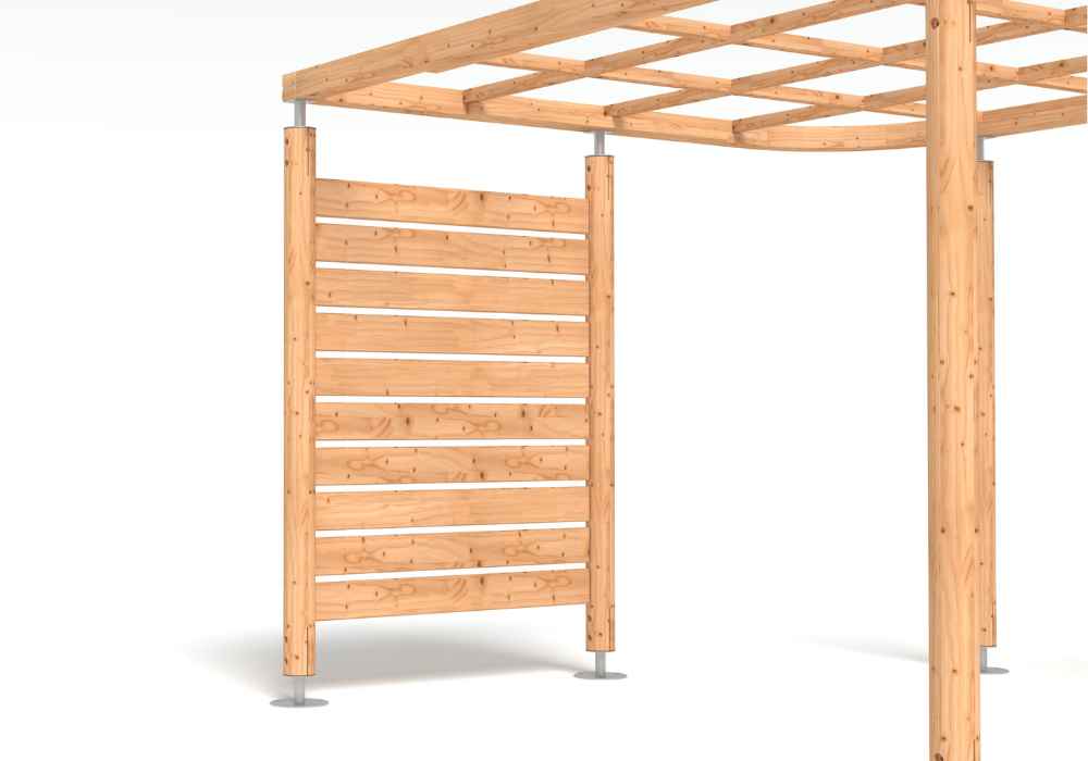 CLOISON PERGOLA DUN 1