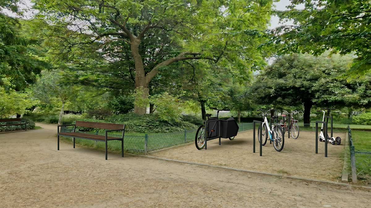mobilite douce velo mobilier urbain